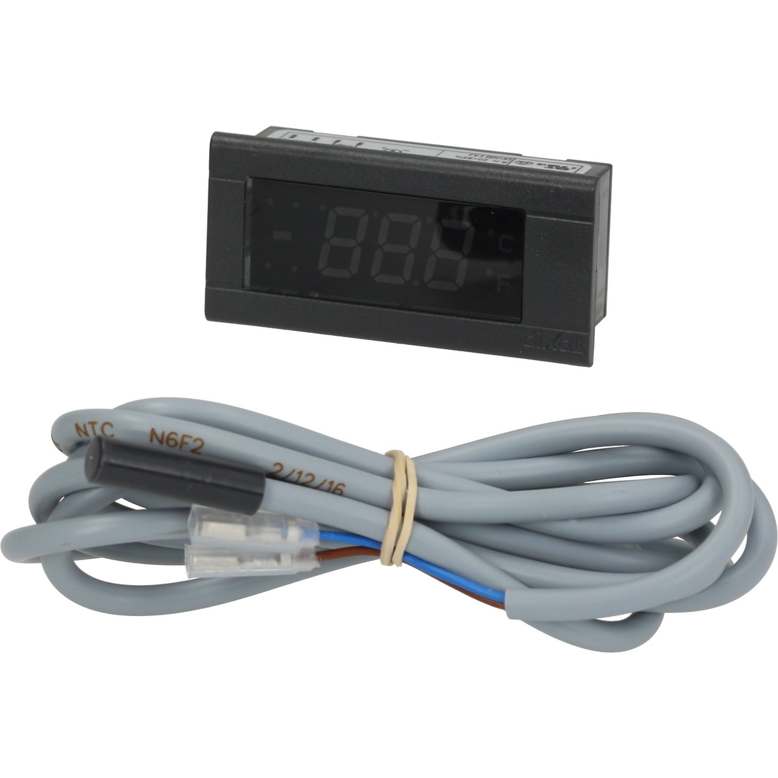 digitaler thermometer, LCD-Anzeige, Thermometer-Sensor, externes Kabelset, Kabelbinder