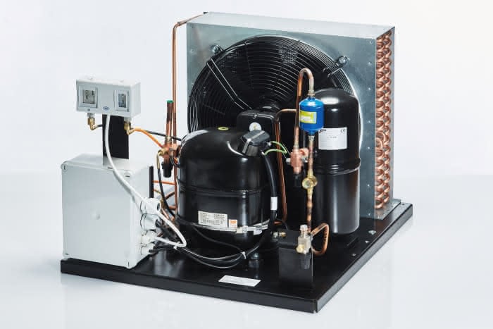 Embraco Verflüssigungssatz vollhermetisch USE2006GS R452A, 380-420V-50Hz/460V-60Hz