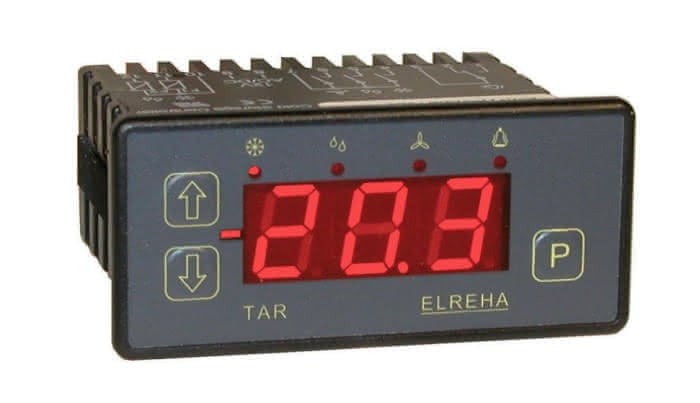 ELREHA Kühlstellenregler TAR 1370-2 P2, 2 Fühler, 4 Relais, RS485, IP54