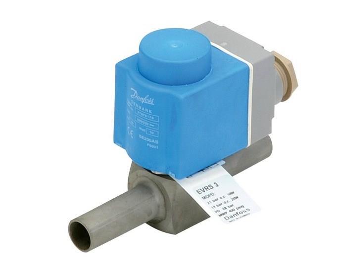Magnetventil EVRS 3 ohne Spule 032F3080 Danfoss