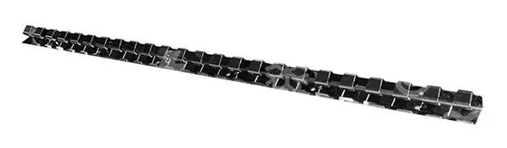 Edelstahlarmband, Kettenarmband, Gliederarmband, Metallic, Schwarz