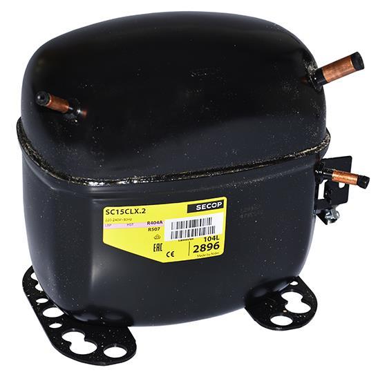 Verdichter SECOP / Danfoss SC15 CLX.2, LBP - R404A/R507, 220-240 V, 50 Hz