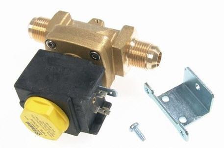 Magnetventil Castel, NC, Bördelanschluss 1/2", mit Spule, 1070/4A6
