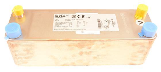 Plattenwärmetauscher SWEP, B26Hx60/1P-SC-M 12.8-22U+2x1"