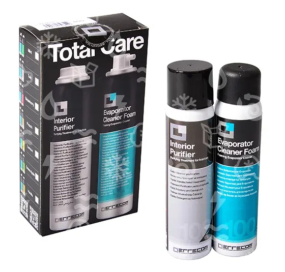 Errecom Komplettset zur Klimaanlagen-Hygiene – Schaum + Aerosol, 2×100 ml, Talk