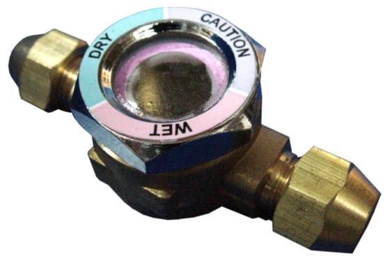 Schauglas Universal S04, 1/4 x 1/4" SAE, Bördelanschlüsse + Mutter