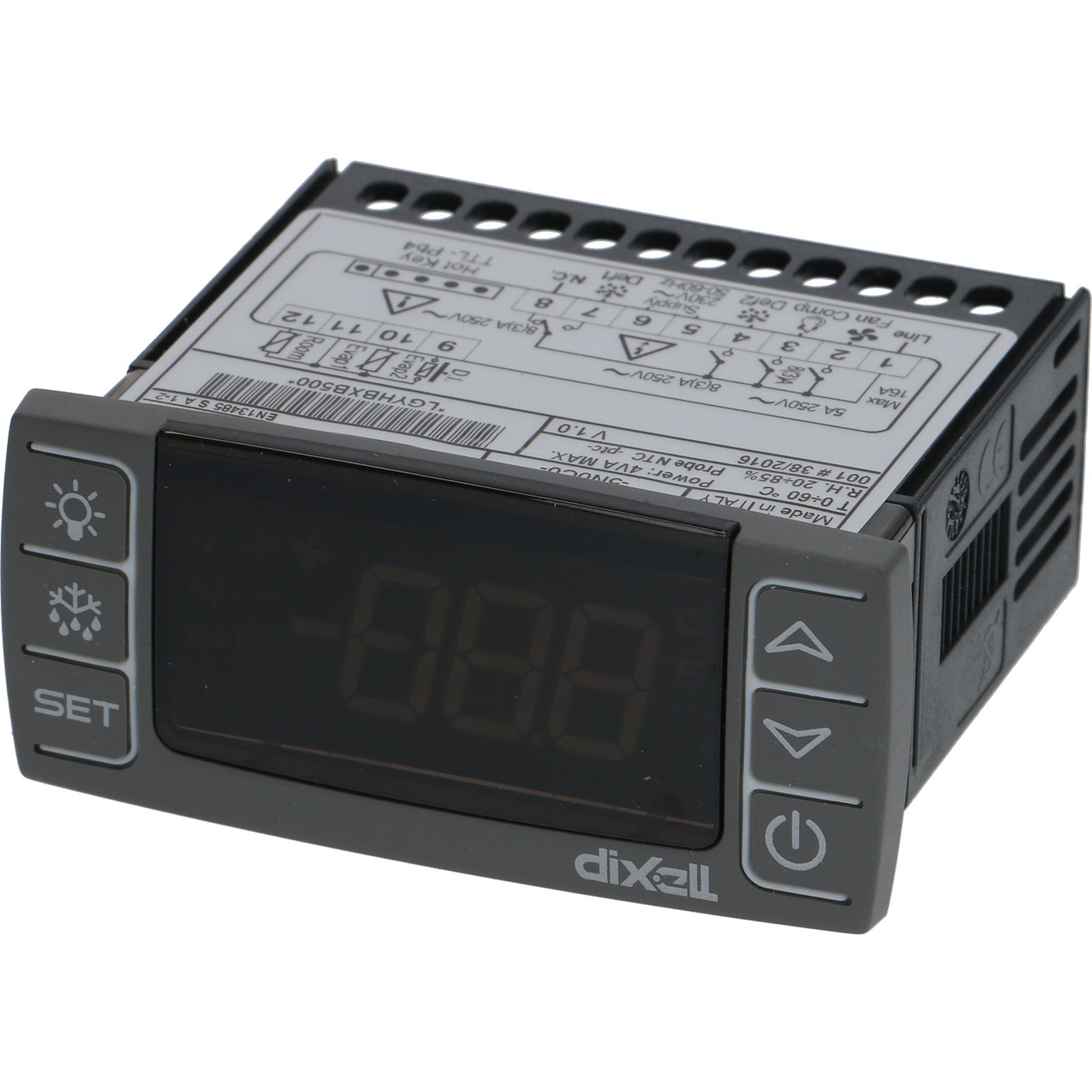 Digitaler Anzeige, Panelmeter, DIN-Schienenmodul, Temperaturregler, Gehäuse grau