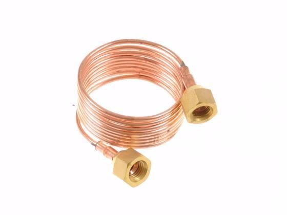 Druckausgleichsleitung / Kapillarrohr 1.5 m mit Überwurfmutter 1/4" SAE