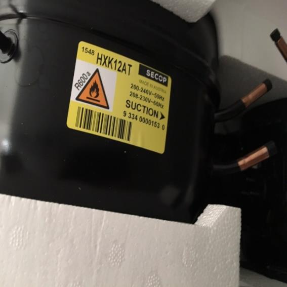Verdichter SECOP / Danfoss HXK12AT, LBP - R600a, 220-240V, 50/60 Hz