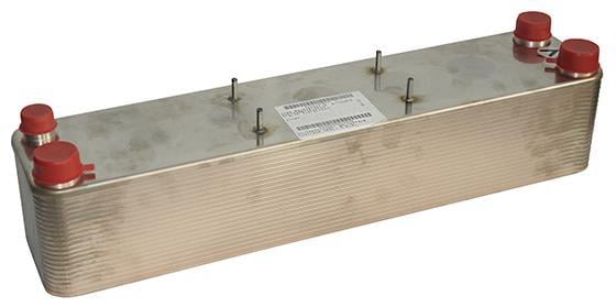 SWEP Plattenwärmetauscher, B5THx30/1P-SC-M 4x3/4"&16(20) B25TH, 40, 1P-SC-S, 1"RL+1 1/4"RL+2x1"
