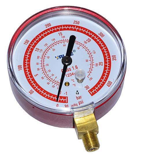 Hochdruckmanometer - trocken VALUE, R1234Yf, 1/8" NPT, d = 80 mm