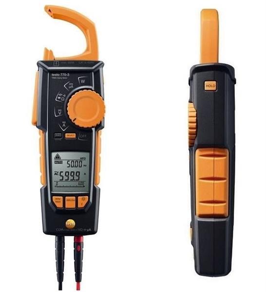 testo 770-3 TRMS Stromzange inkl. Batterien und Messleitungen mit Bluetooth