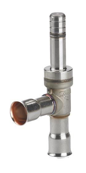 Magnetventil Danfoss EVUL 5, R744 / CO2, NC, Winkel 3/8" ODF