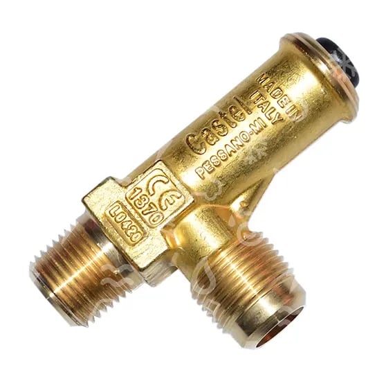 Sicherheitsventil CASTEL 3060/45C500, Bördel, 1/2" NPT - 5/8" SAE, 50 bar