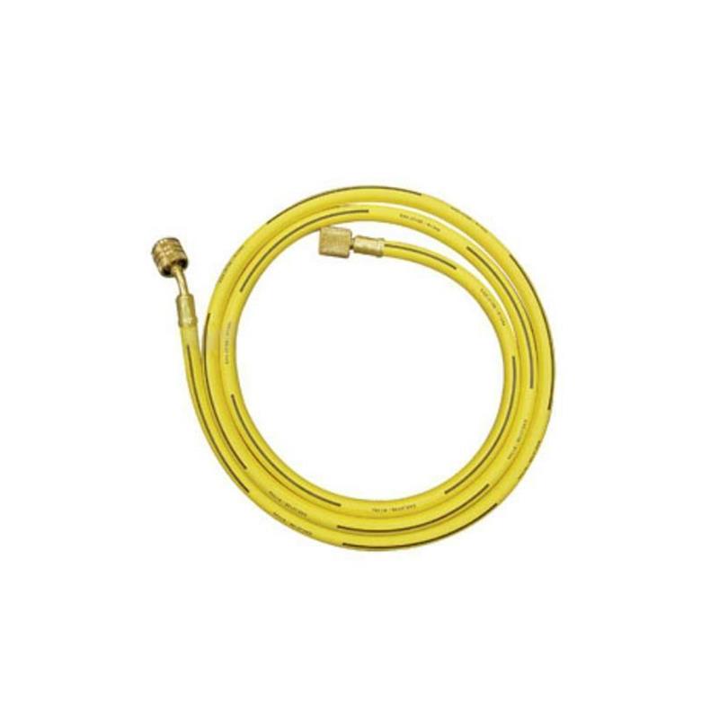 Füllschlauch R134, L 180cm gelb 1/2"ACME-F mit Absperrventil