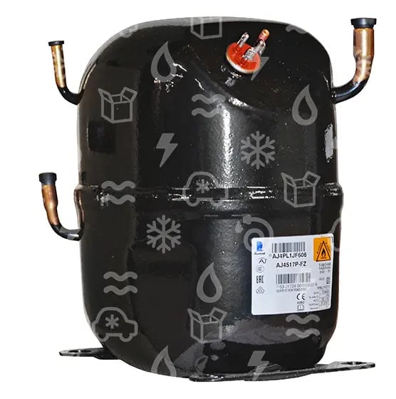 Verdichter Tecumseh AJ2464P-FZ, LBP - R404A, 220-240V/1PH/50Hz, Lötanschluss