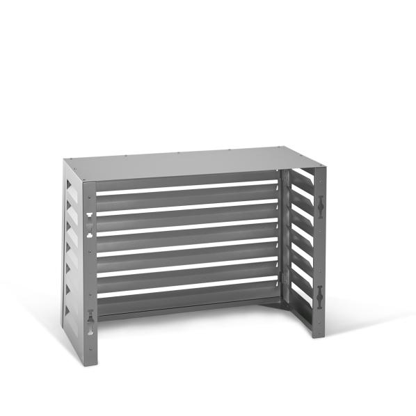Evolar Klima- & Wärmepumpengehäuse Leichtes Anthrazit Aluminium XS, 600x900x400 MM