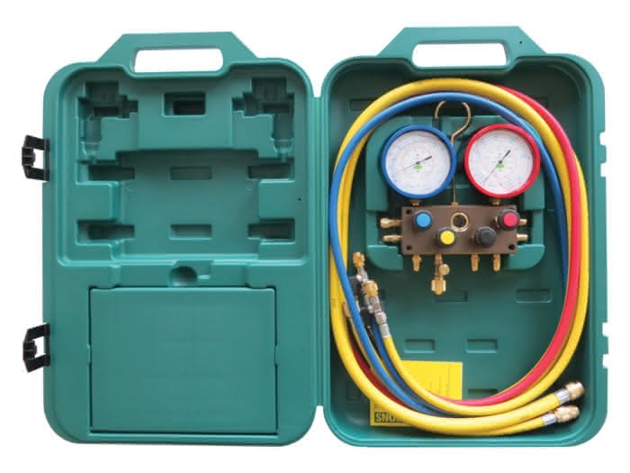 Refco Monteurhilfe M4-3-DELUXE-DS-R448A-CA - 4-Wege Monteurhilfe für R448A, R449A & R452A