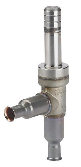 Magnetventil Danfoss EVUL 1, R744 / CO2, NC, Winkel 1/4" ODF