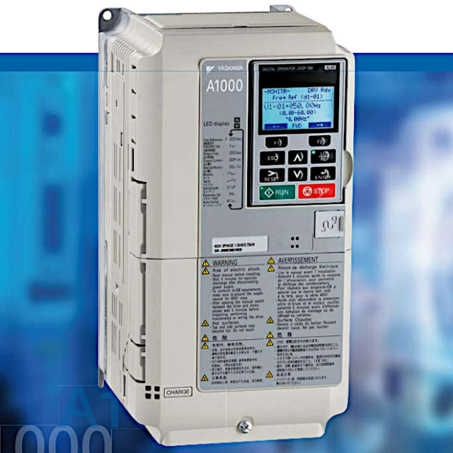 PED Frequenzumrichter CIMR-AC4A0009FAA und Unterbaufilter A1000 Serie I max. 7,0A, IP20, 400V