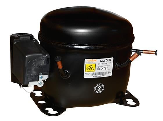 Verdichter CUBIGEL NLY 80 LA_A, LBP - R290, 220-240V, 50HZ- nicht lieferbar, ersetzt durch NUY80LA