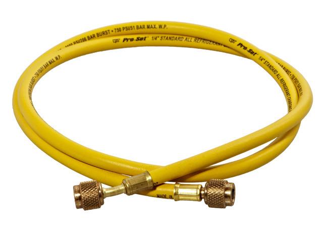 CPS Füllschlauch HS4Y Gelb 1200mm 1/4" SAE