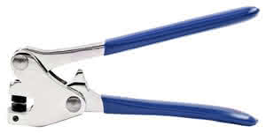 Dietz Plombenzange 130/8mm 9043 vernickelt, blaue Griffe