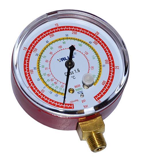 Hochdruckmanometer - trocken VALUE, R600, R290, 1/8" NPT, d = 68 mm
