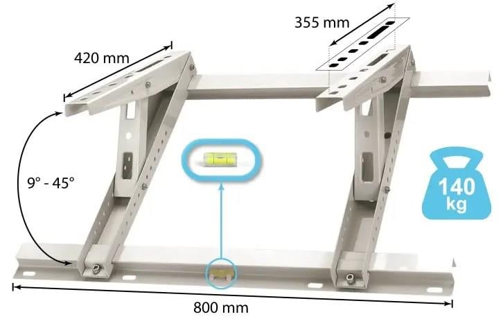 Dachkonsole, Tragkraft 140 Kg