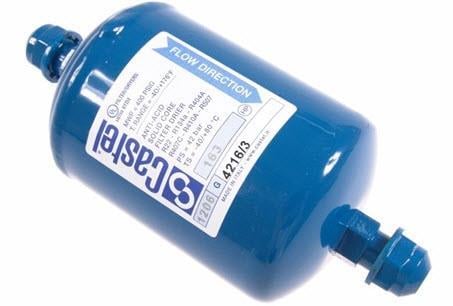 Filtertrockner Castel 4216/3, ANTI-ACID, 163, 3/8" SAE, Bördelanschlüsse