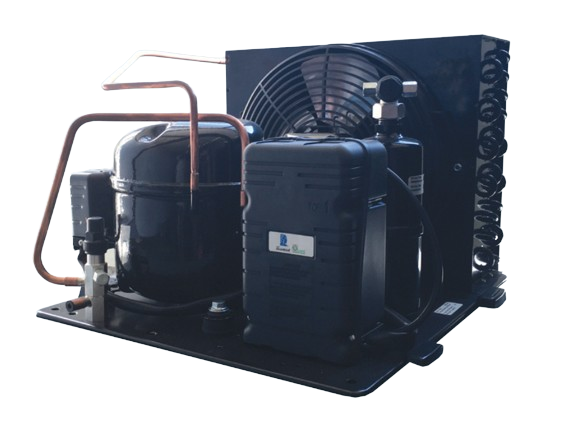 Tecumseh Verflüssigungssatz vollhermetisch AET4430NHR-FZ 230V R1234Yf R134a R513A TE Standard + Ventilausgang Durchmesser 10mm