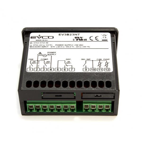 Kühlstellenregler EVCO - EV3B23N7 230V, 2Hp/8A/5A, ohne Fühler