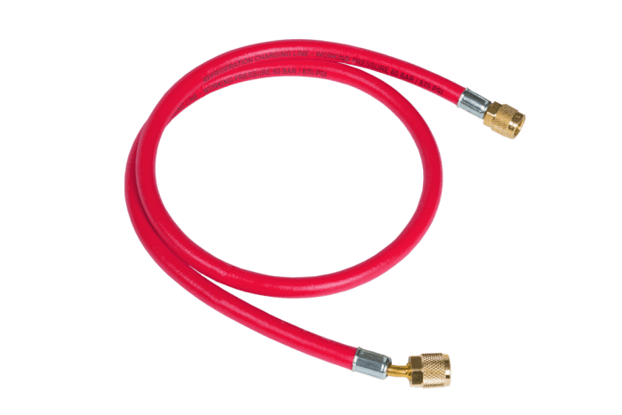 Refco 9881264 Füllschlauch CL-12R, 0,3 m, 1/4" SAE, rot