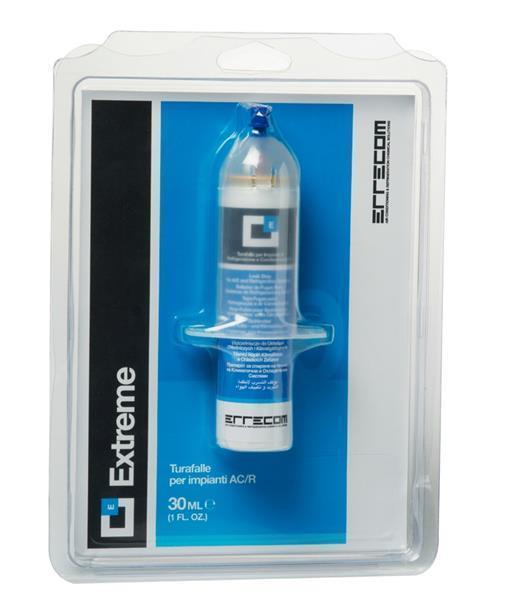Errecom Extreme 30 ml, Dichtmittel für Kälteanlagen inkl. Adapter für R134a und R1234yf, kompatibel mit FCKW, HFCKW, HFKW