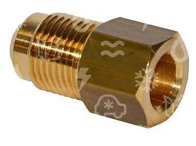 Reduzierkupplung SAE-Außengewinde - Lötanschluss - 180° - 3/8" SAE x 10 MM ODS - F