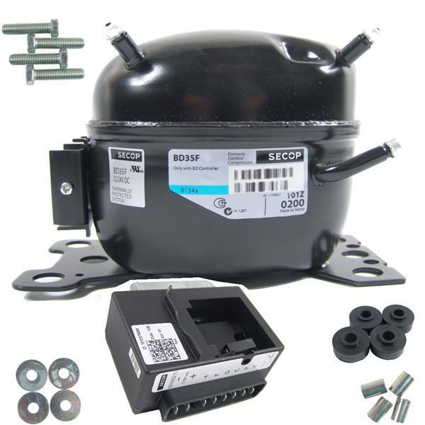 Verdichter SECOP / Danfoss BD35F mit Anlaufelektronik, 12-24V