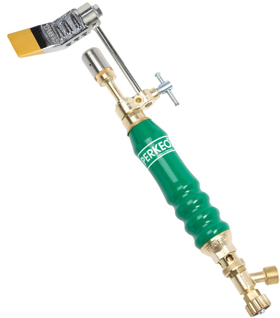 PERKEO Propan Hochleistungs Lötkolben mit Lötstück, Hammerform, G3/8" LH