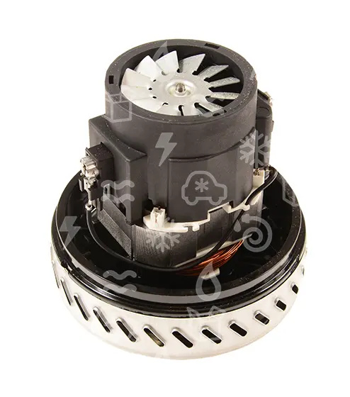 Staubsaugermotor, universell, AMETEK 061200206, 1000 W, 220V, mit Lüfter, H 137mm, D 144mm