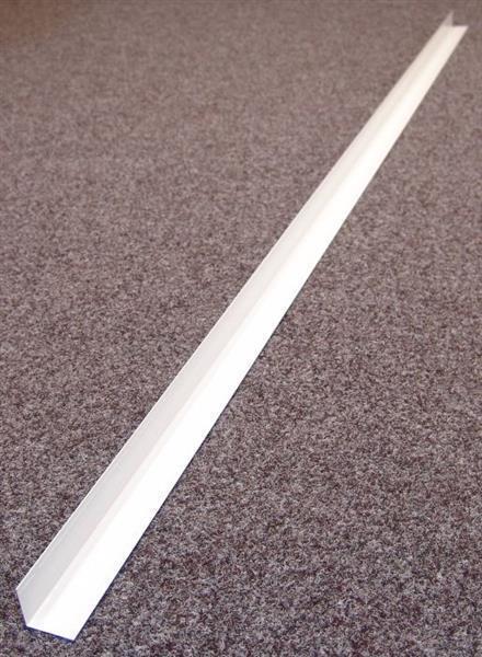 Weiße Metallstreifen - innen L100 x 40 mm, L = 2,0 m