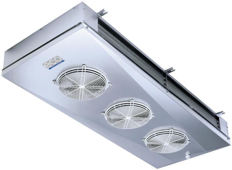 Doppeltausblasender Luftkühler ECO DFE34EH3ED, 9,72 kW / 11,28 kW, Lüfter 4x315 mm, elektrische Abtauung - nicht lieferbar, ersetzt durch GDE314E4ED
