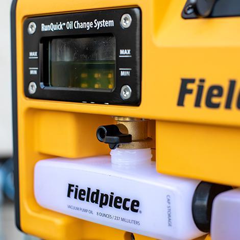 Vakuumpumpe mit RunQuick™- Ölwechselsystem 8CFM 220 l/min VP87EU FIELDPIECE A2L Zulassung