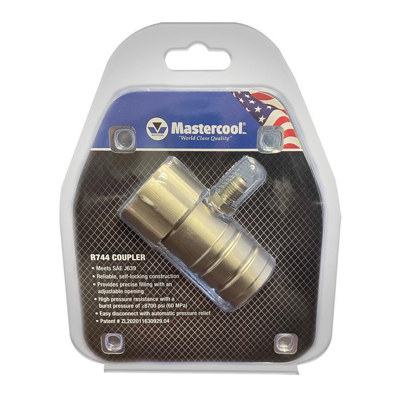 Mastercool Servicekupplung rot HD R744 CO2 - 1/4"