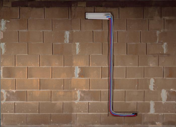 LED-Streifen, Kabel, Schiene, elektrisch, Wandhalterung