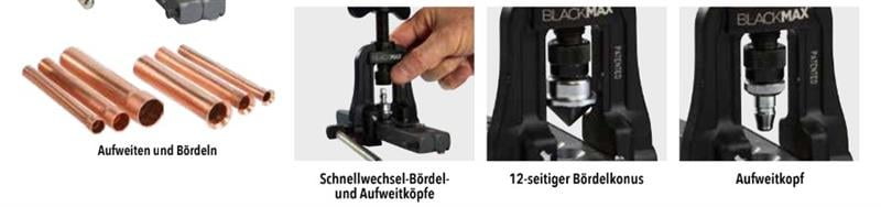 CPS BFS300QC - BLACKMAX® Bördel- und Aufweitgerät