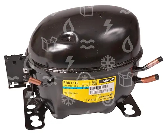 Verdichter SECOP / Danfoss FRK11G, LBP/MBP/HBP, R134a, R513A, 220-240V/50Hz