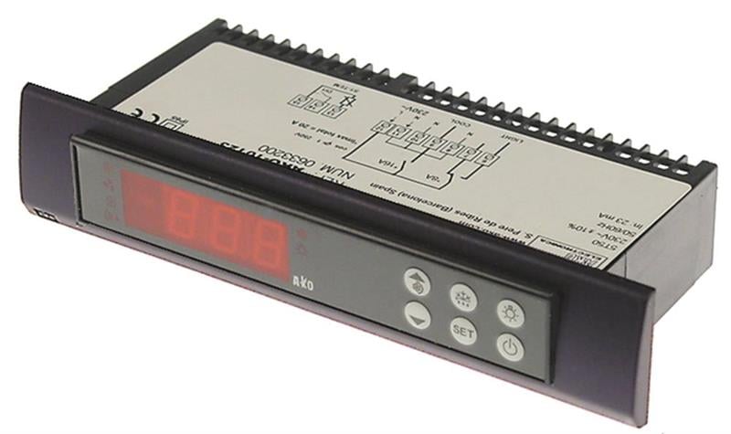 Kühlstellenregler AKO 10123, 230V AC NTC Relaisausgänge 2 NO-12A(9)