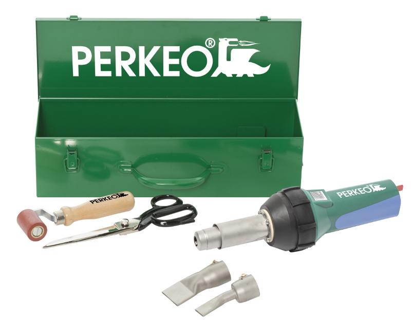 PERKEO HOTGUN 2000 S Set - Heißluft-Handschweißgerät, 230V, 1600 W