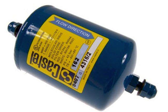 Filtertrockner Castel 4316/2, 162, 1/4" SAE, Bördelanschlüsse