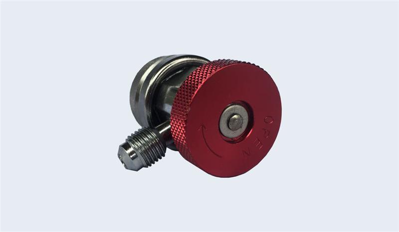 Serviceadapter Schnellkupplung für A/C Hochdruck, Außengewinde 1/4" SAE x 16 mm