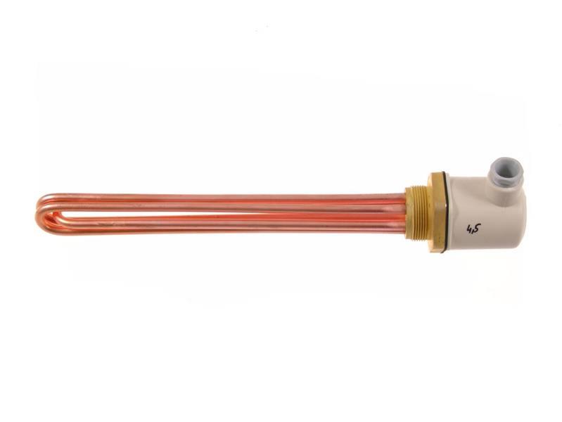 Heizkörper elektrisch CU - 4500W, 220V, L=335 mm, Kupferheizstab mit drei Roh